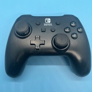 Nintendo Switch Wired Controller PowerA 1511370-01 Black -No Cable- Tested/Works